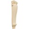 Ekena Millwork 6 3/4"W x 4 1/4"D x 27 1/2"H Extra Large Traditional Pilaster Corbel, Maple CORW07X04X27PTMA - alternate 1